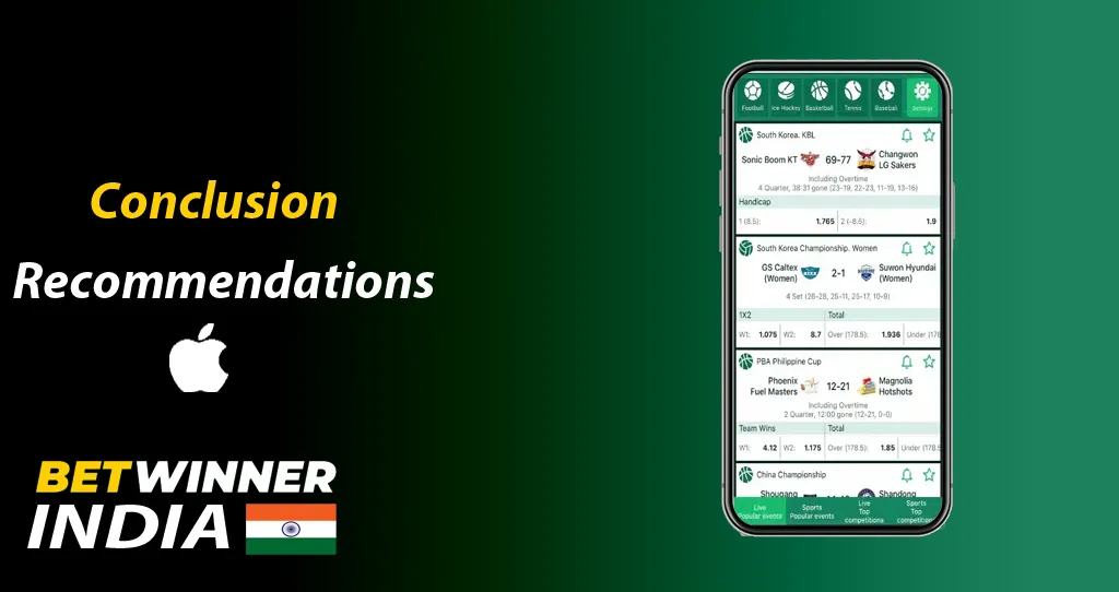 betwinner for iOS